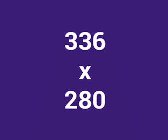 Voorbeeld van een 336 x 280 banneradvertentie