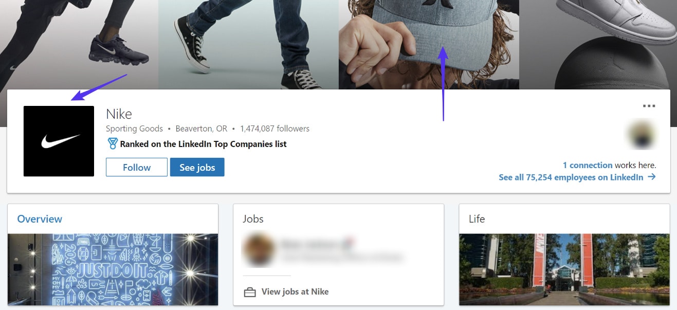 Esempio di logo LinkedIn