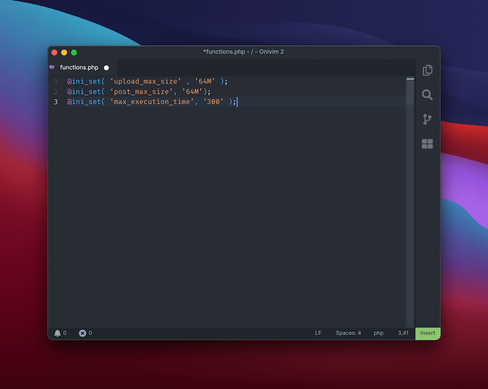 The functions.php file. The functions.php file.